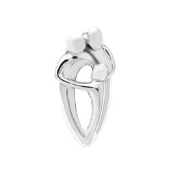 Sterling Silver 'Family' Pendant - Two Parents, One Child Sterling Silver 'Family' Pendant - Two Parents, One Child